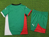 24/25  Algerian （MCA ）Green  Player Version  Kids Soccer Jersey(阿尔及利亚MCA俱乐部童装)