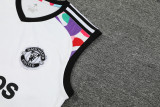 24/25 Man Utd White Tank top and shorts suit
