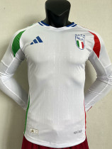 24/25 Italy Away Long Sleeve Player Version Soccer Jersey(长袖) 24/25 Italy Away Long Sleeve Player Version Soccer Jersey(长袖)