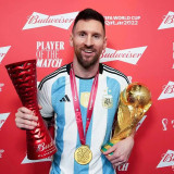 22/23 CAMPEONES DEL MUNDO 3 Stars Argentina Home Fans Soccer Jersey (三星)
