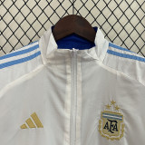 24/25 Argentina White & Blue Double Sided Windbreaker (双面风衣)