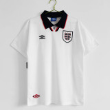 1994/1995 England Home Retro Soccer Jersey