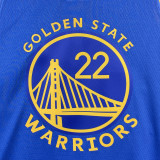 22/23 WARRIORS WIGGINS #22 Blue Top Quality Hot Pressing NBA Jersey (V领)
