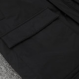 24/25  Palmeiras Black Hooded Cotton Coat G236