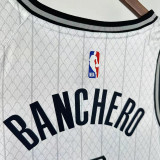 24/25  Magic BANCHEBO # 5 White City Edition Top Quality Hot Pressing NBA Jersey
