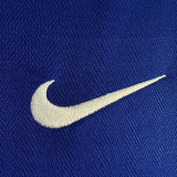 2005/2006 Man Utd Away Blue Retro Soccer Jersey 7 号