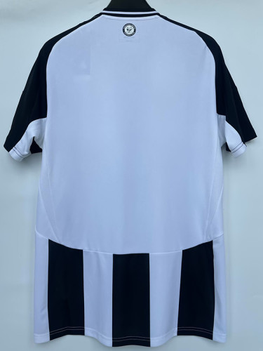 24/25 Newcastle Home Fans  Soccer Jersey(V领）