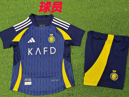 24/25 AL-Nassr Away  Kids Player Version Soccer Jersey