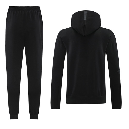 24/25 AM05 Black  Hooded Jacket Tracksuit