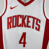 22/23 ROCKETS GREEN #4 White City Edition Home Top Quality Hot Pressing NBA Jersey