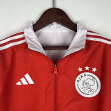 23/24 Ajax Red & White Double Sided Windbreaker (双面风衣)
