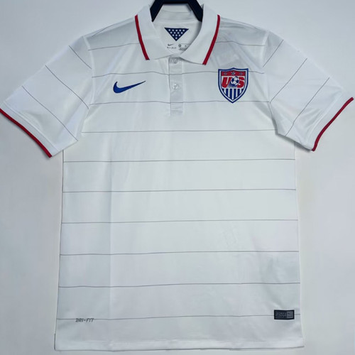 2014 USA Home Retro Soccer Jersey
