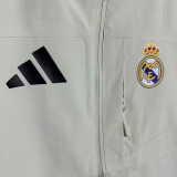24/25 RMA White Hooded Windbreaker(Y013冲锋衣）