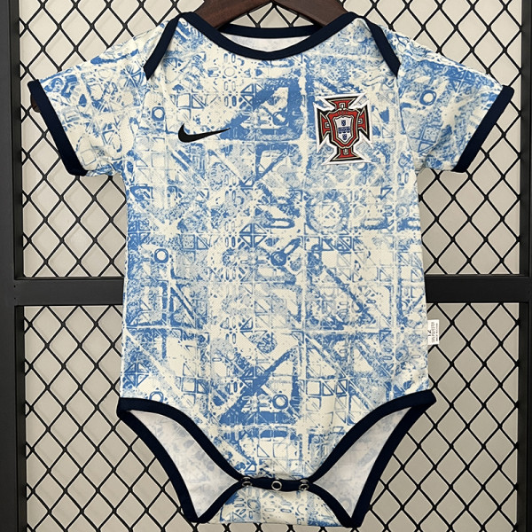 24/25  Portugal Away Baby Infant Crawl Suit