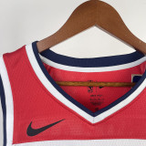 22/23 Wizards WESTBROOK #4 White Top Quality Hot Pressing NBA Jersey