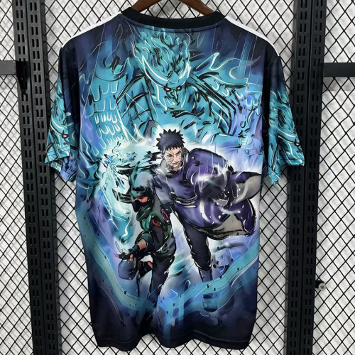 25/26 Japan NARUTO DragonPurple Blue Fans  Soccer Jersey火影忍者龙2
