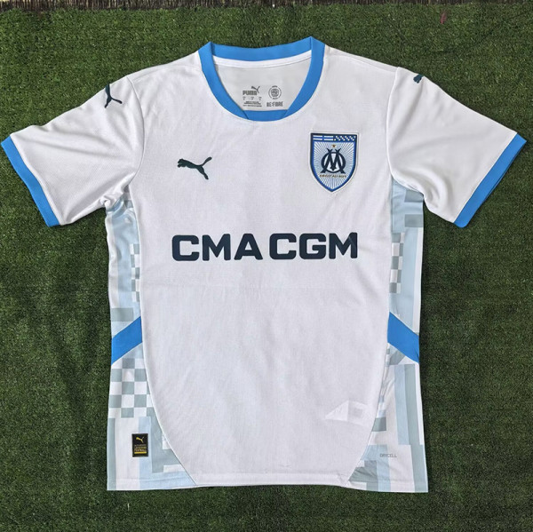 24/25 Marseille Home Fans Soccer Jersey
