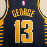 22/23 Indiana Pacers GEORGE #13 Black Top Quality Hot Pressing NBA Jersey