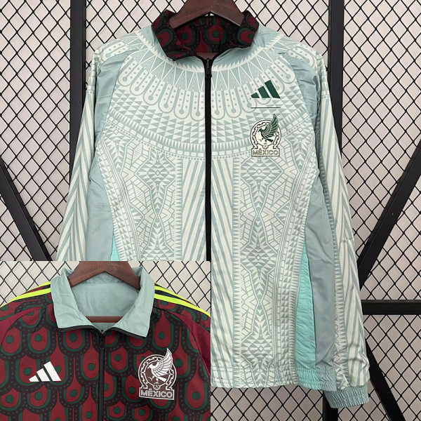 24/25 Mexico Red & Green Double Sided Windbreaker (双面风衣)