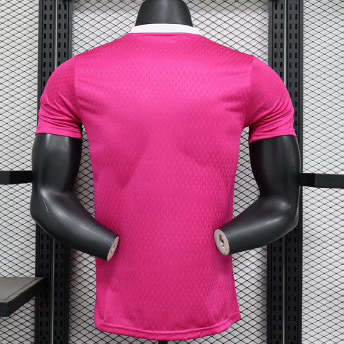 24/25 RMA Pink Red Player Version Soccer Jersey