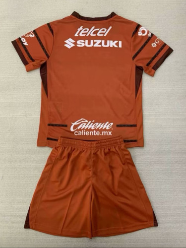 24/25 Pumas UNAM Orange Goalkeeper Kids Soccer Jersey
