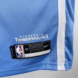 Timberwolves EDWARDS #5 Sky Blue Edition Top Quality Hot Pressing NBA Jersey