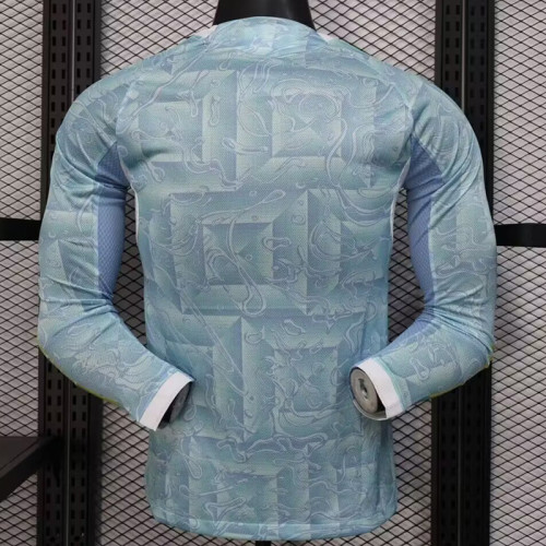 25/26 JUV Away  Long Sleeve Player Version Soccer Jersey