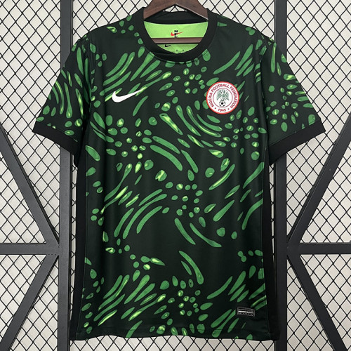 24/25 Nigeria Green Black Fans Soccer Jersey