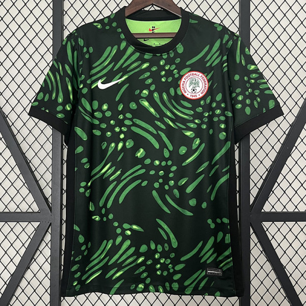 24/25 Nigeria Green Black Fans Soccer Jersey