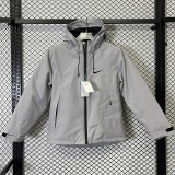 24/25 A801 NK White Thickened Assault  Hooded Windbreaker (加厚冲锋衣）