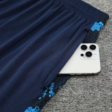 24/25 Napoli Black Blue Tank top and shorts suit