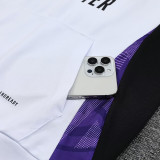 24/25 RMA White Hooded  Tracksuit白色