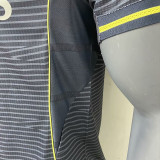 24/25 RMA Black Grey Player Version Soccer Jersey(左肩自带Ph)