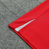 24/25 LIV Red Gray Shoulder Tank top and shorts suit （灰肩）