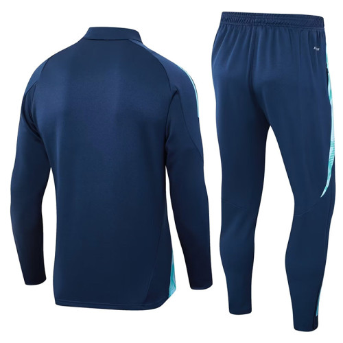 24/25  ARS Dark Blue  Half Pull Kids Tracksuit  (儿童、半拉链)