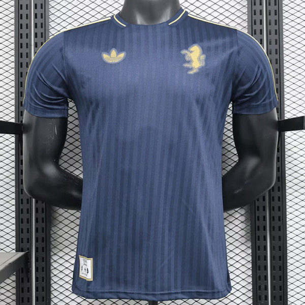 24/25 JUV Royal Blue Retro Commemorative Edition Player Version T- Shirt