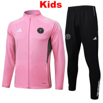 25/26 Inter Miami Pink Kids Jacket Tracksuit # E2536 25/26 Inter Miami Pink Kids Jacket Tracksuit # E2536