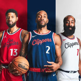 24/25 Clippers LEONARD #2 Red Top Quality Hot Pressing NBA Jersey (Trapeze Edition) 飞人版