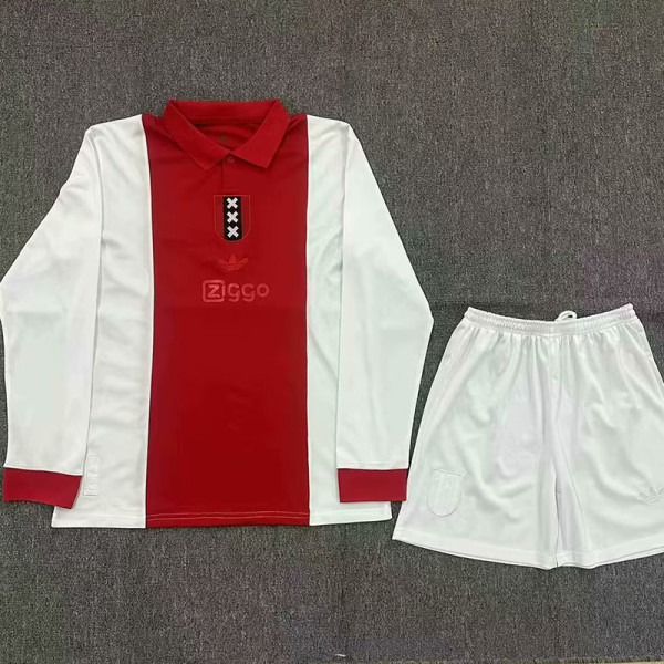 25/26 Ajax 125th Anniversary Edition Long Sleeve Kids Soccer Jersey