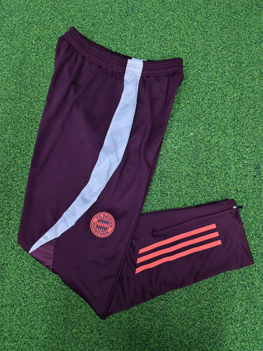 24/25  Bayern Maroon Training Long Pants (Have Pocket)