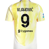 24/25 JUV Away Player Version Suit Soccer Jersey(Blue pants)蓝裤