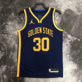 22/23 WARRIORS CURRY #30 Royal blue Top Quality Hot Pressing NBA Jersey (Trapeze Edition)