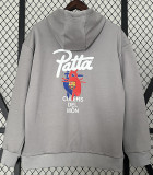 2024  BAR Grey Hoody (加绒)