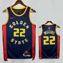 24/25 WARRIORS WIGGINS # 22 City Edition Top Quality Hot Pressing NBA Jersey