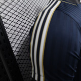 24/25 JUV Royal Blue Retro Commemorative Edition Player Version T- Shirt