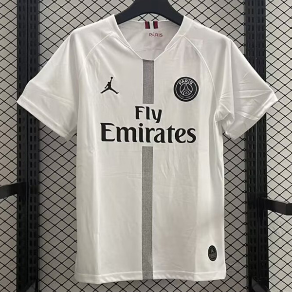 2018/2019 PSG Jordan White Retro Soccer Jersey