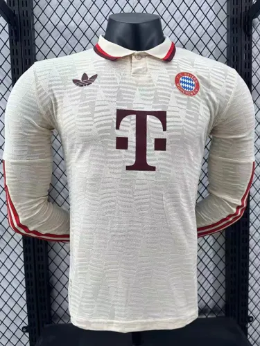 24/25 Bayern Third Long Sleeve Player Version Soccer Jersey(长袖)