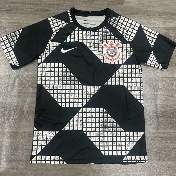 25/26 Flamengo Black and White Puzzle Special Edition Fans Soccer Jerse