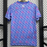 24 /25 CHE Flower Blue Joint Edition Fans Soccer Jersey
