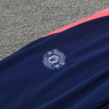 24/25 Man Utd Sapphire Blue Player version Half Pull Tracksuit  (球员版、半拉链)
